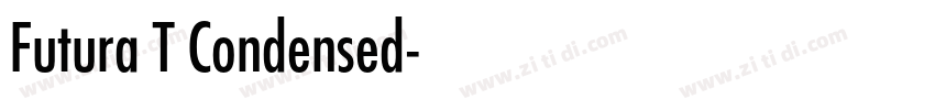 Futura T Condensed字体转换 Futura T Condensed字体转换